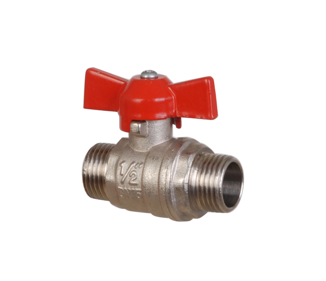 10106 MM Ball Valve with Butterfly Handle