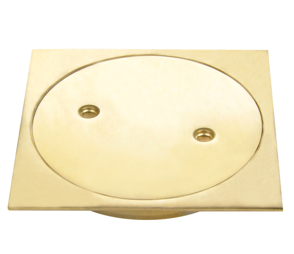 80101 Brass Square Cover Drainer